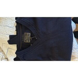 Jos. A. Bank Reserve Men's Xxl Cashmere Sweater Blue V-Neck Classic NWT Xmas